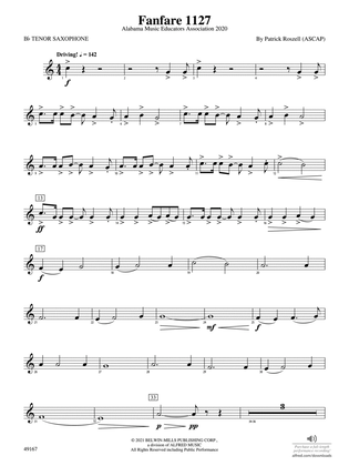 Fanfare 1127: B-flat Tenor Saxophone