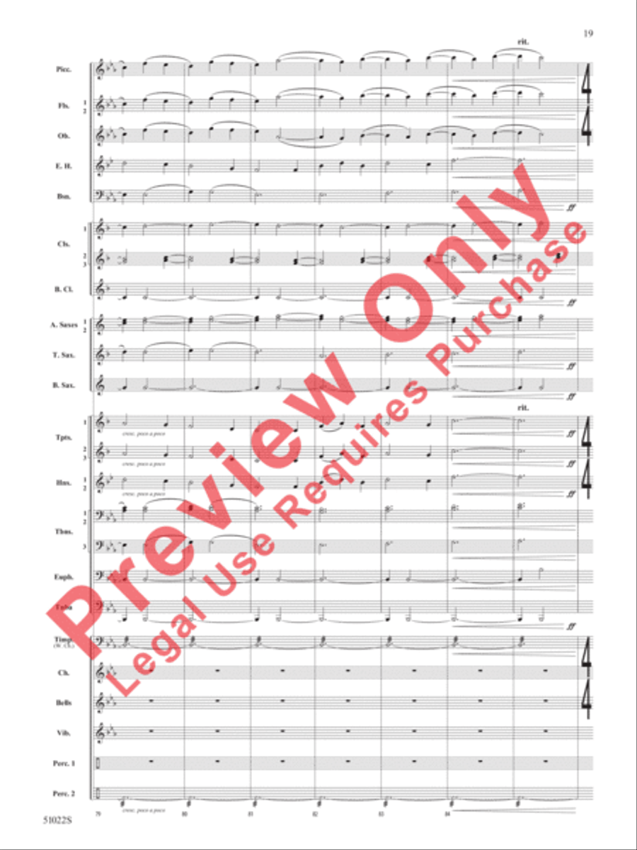 How Sweet the Sound How Sweet the Sound Concert Band scores gallery preview page 20
