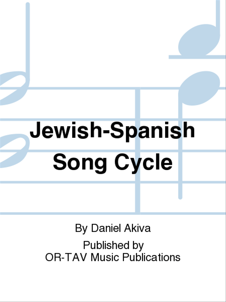 Jewish-Spanish Song Cycle Voice scores gallery preview page 1