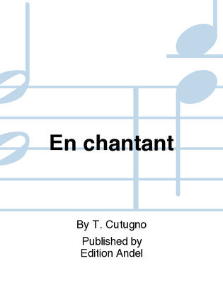 Book cover for En chantant