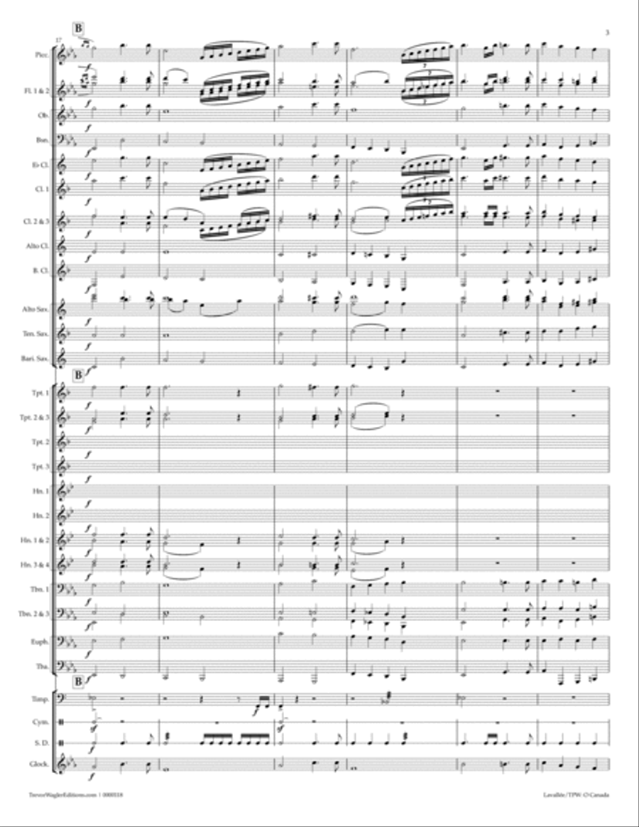 O Canada Concert Band scores gallery preview page 5