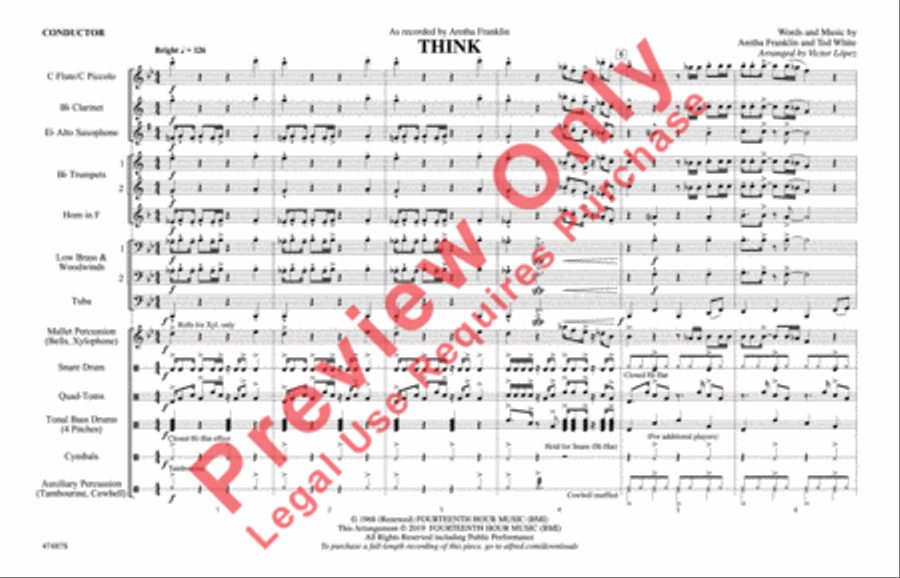 Think Marching Band scores gallery preview page 2