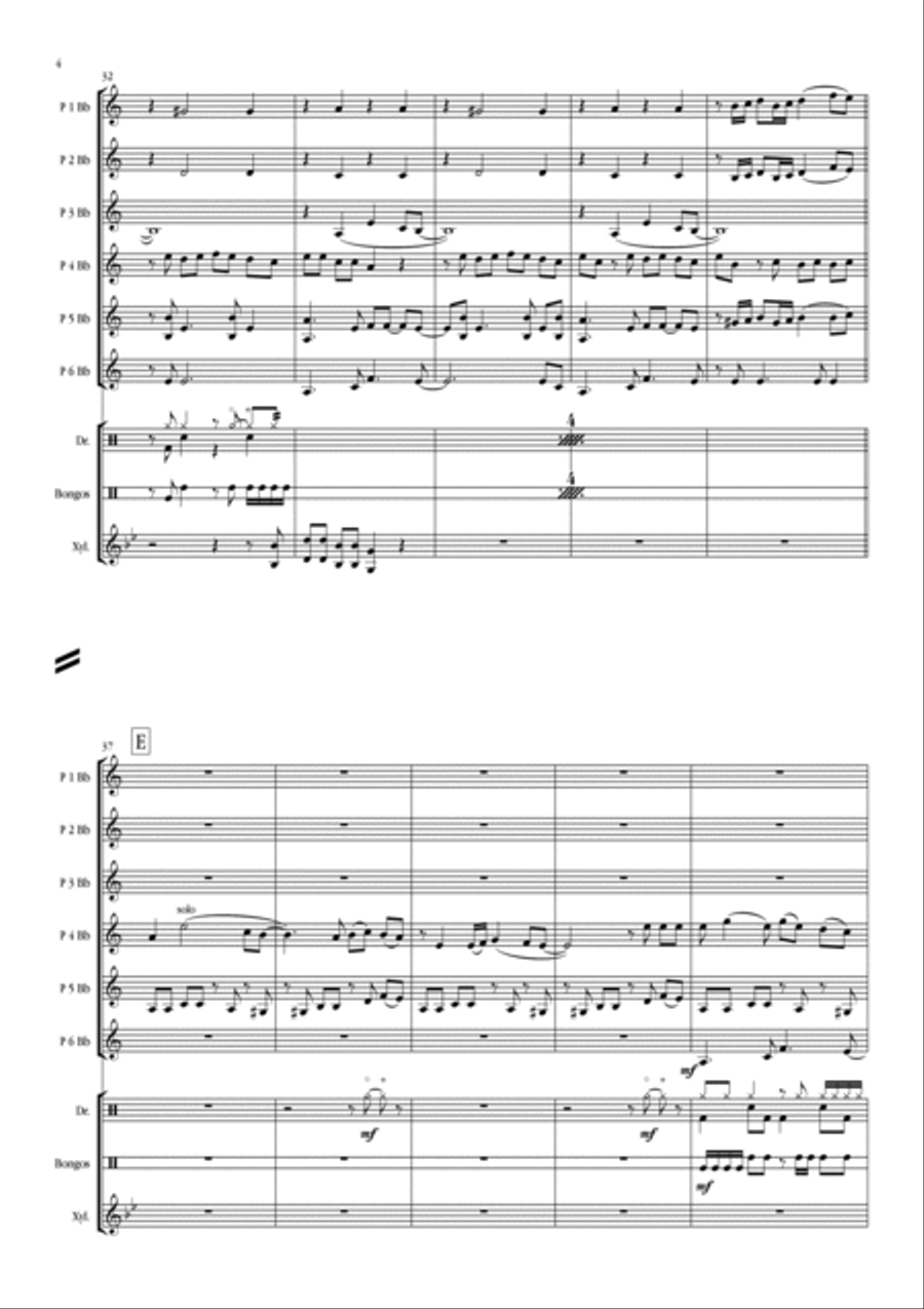 Havana (ft. Young Thug) Concert Band scores gallery preview page 4