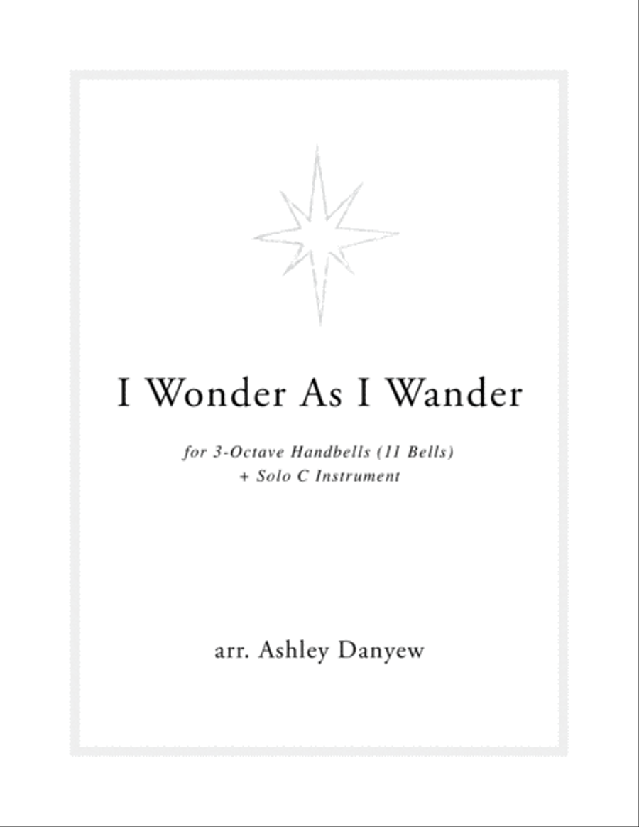 I Wonder As I Wander Handbell Choir scores gallery preview page 1