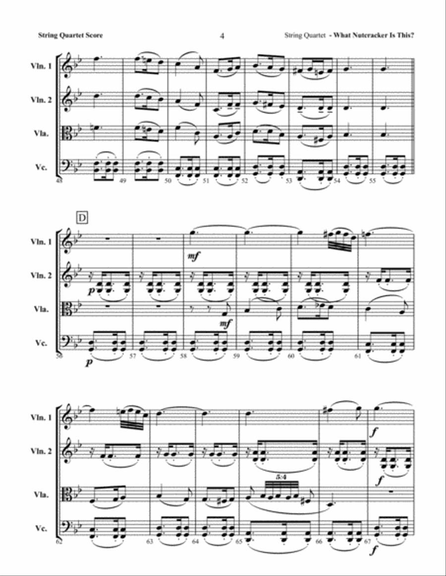 What Nutcracker Is This? String Orchestra scores gallery preview page 4