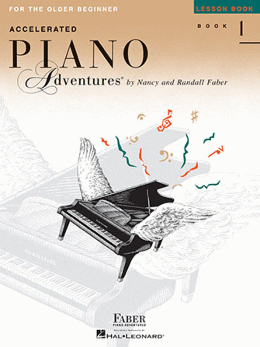 Book cover for Accelerated Piano Adventures for the Older Beginner