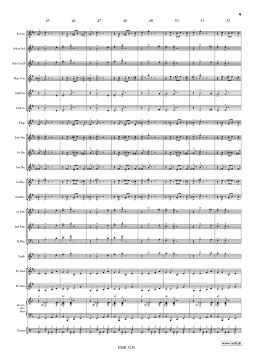 The Blues Brothers Brass Band scores gallery preview page 10