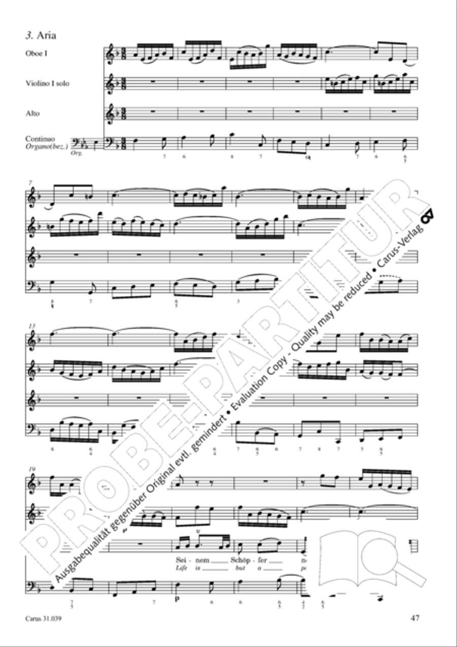 Give the hungry ones thy bread (Brich dem Hungrigen dein Brot) 4-Part scores gallery preview page 47