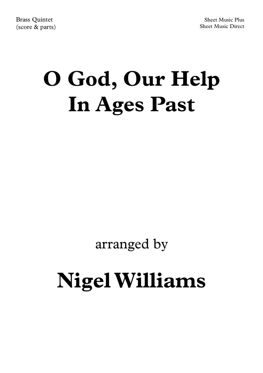 O God, Our Help In Ages Past, for Brass Quintet Brass Quintet scores gallery preview page 1