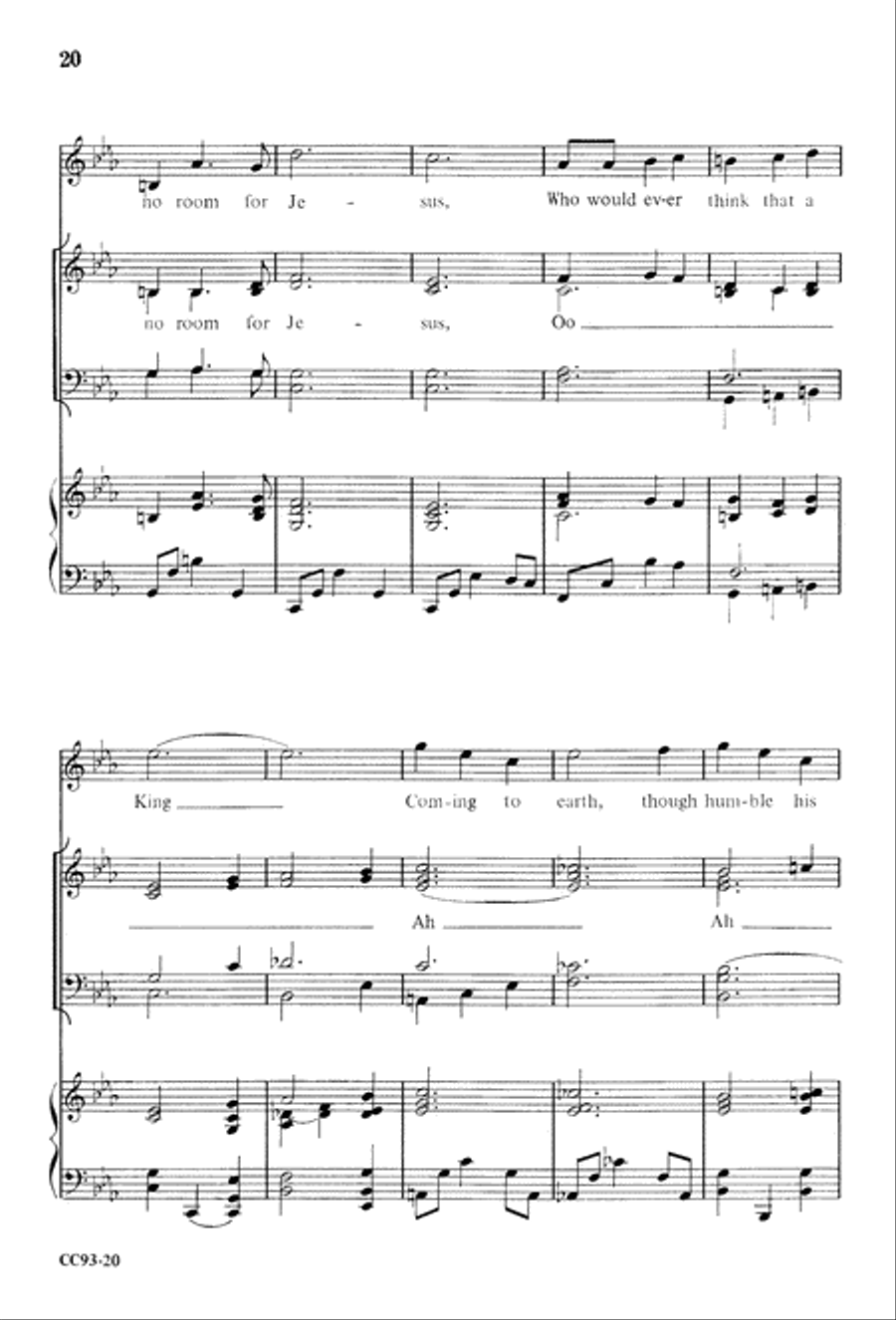 Jesus Is Born Jesus Is Born 4-Part scores gallery preview page 22