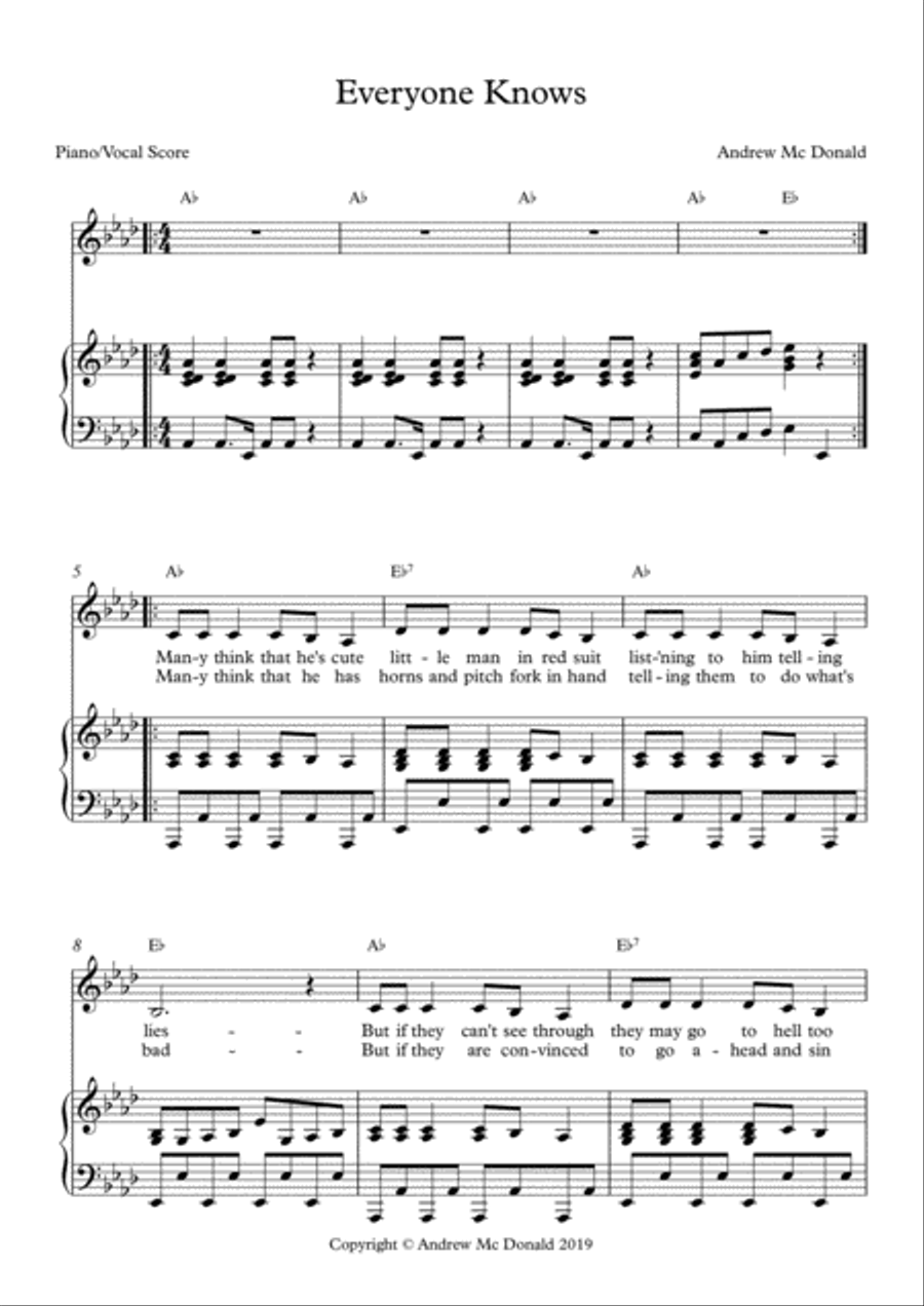 Everyone Knows Everyone Knows Voice scores gallery preview page 2