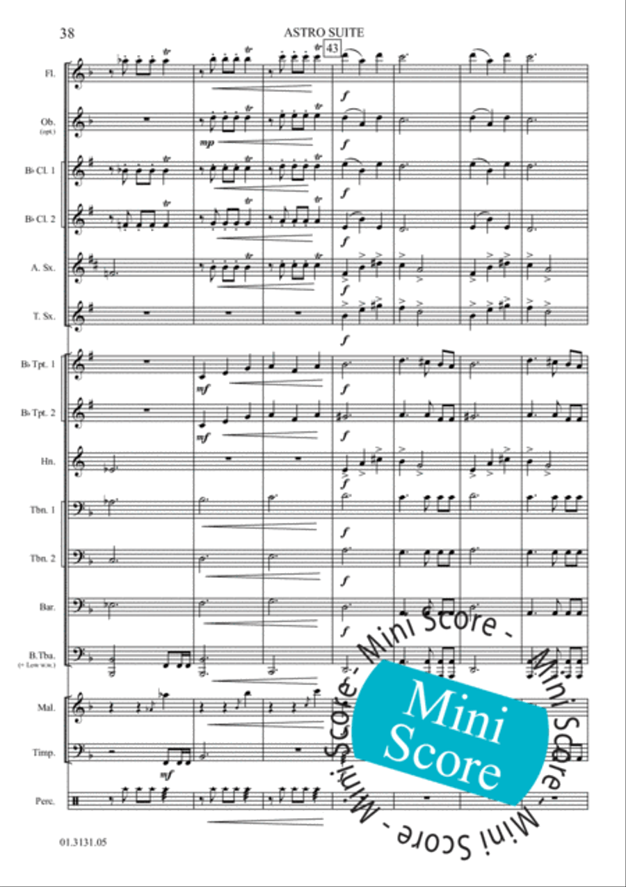 Astro Suite Astro Suite Concert Band scores gallery preview page 44