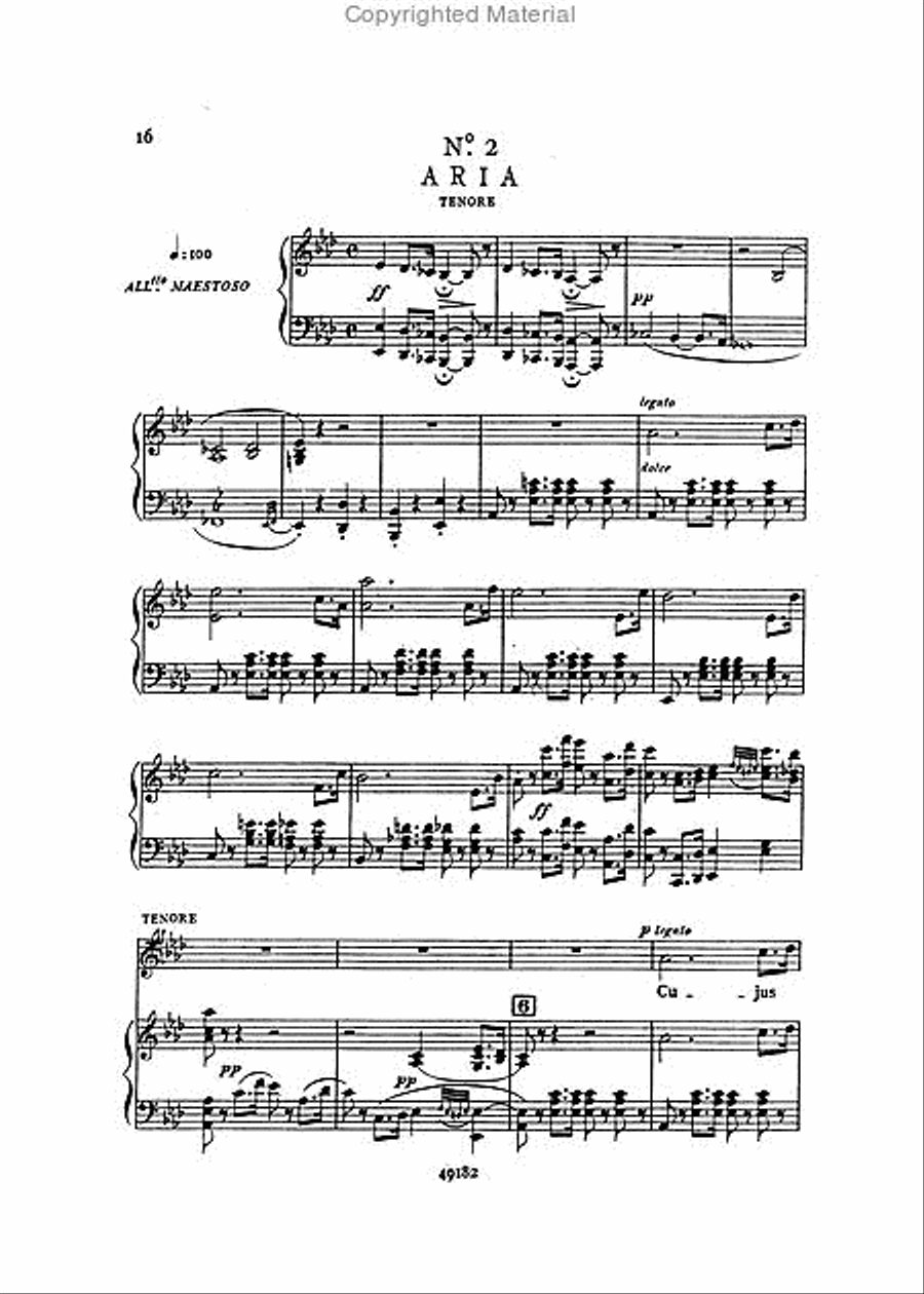 Stabat Mater 4-Part scores gallery preview page 3
