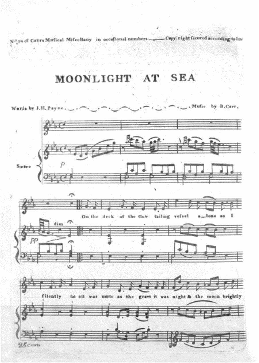 Moonlight at Sea Flute scores gallery preview page 1