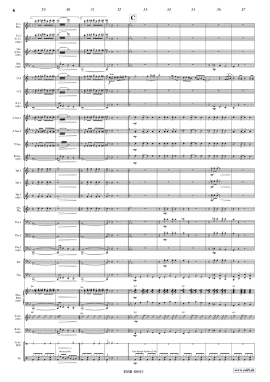 Let's Play Boogie Concert Band scores gallery preview page 6