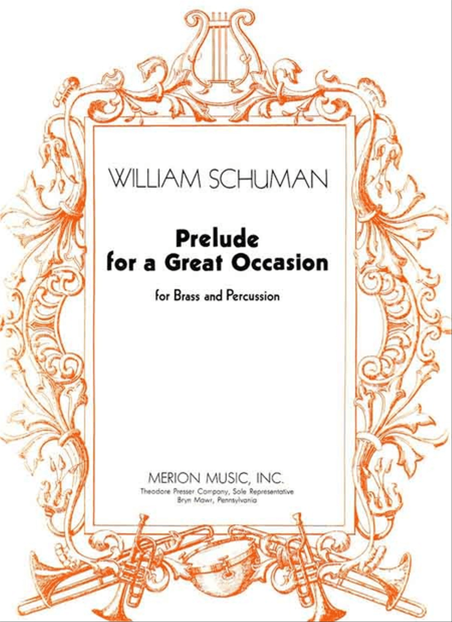 Prelude For A Great Occasion Concert Band scores gallery preview page 1