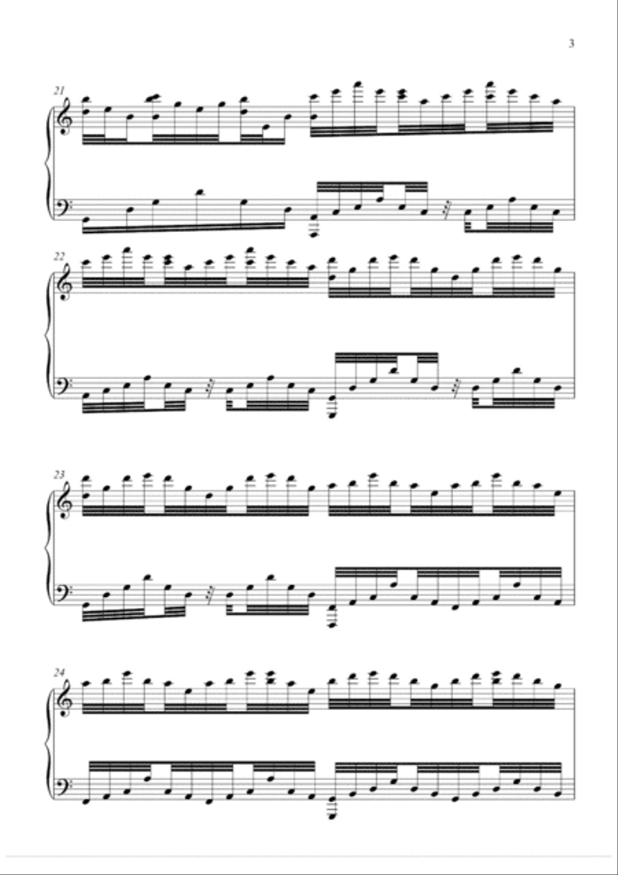 Cornfield Chase Piano Solo scores gallery preview page 3