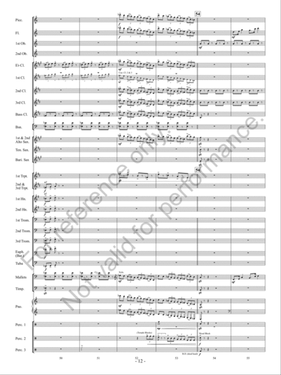 Downtown Scherzo Concert Band scores gallery preview page 13