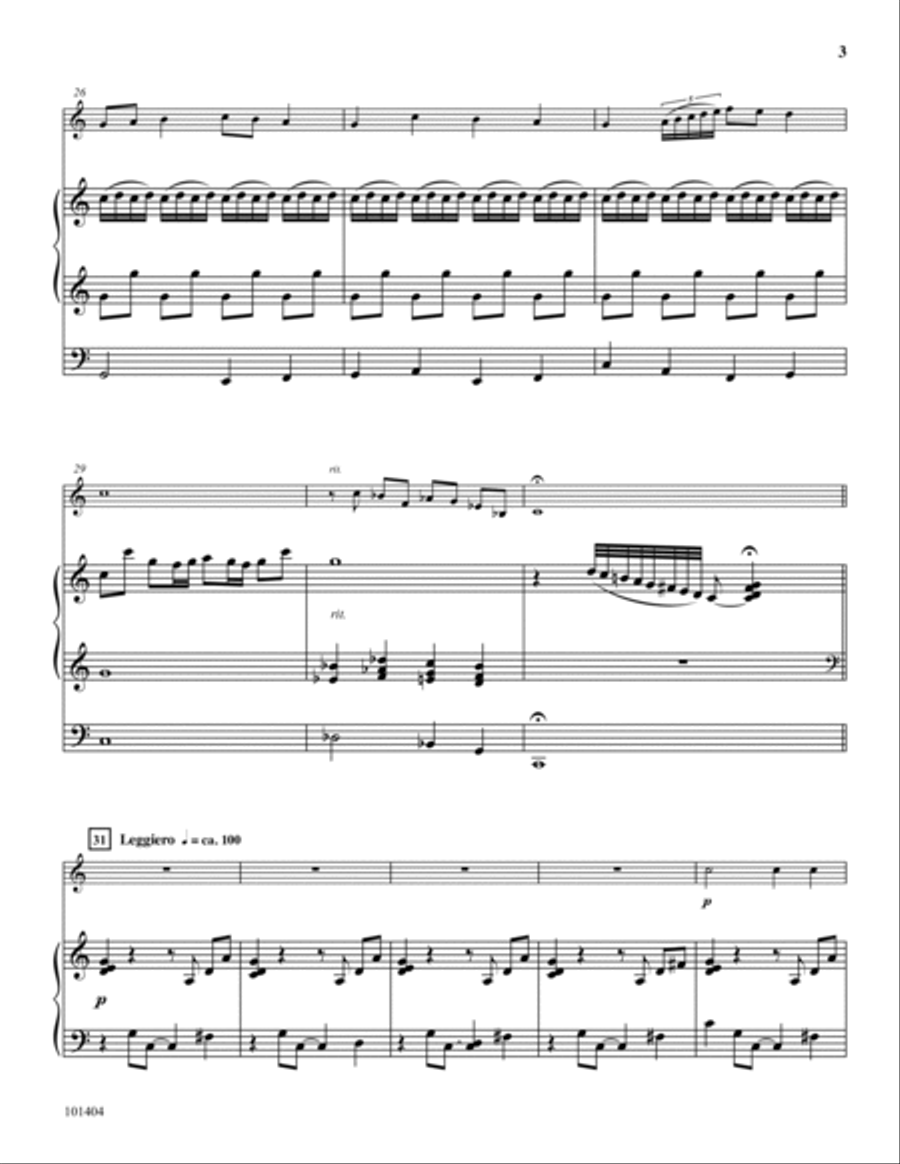 A Mighty Fortress Trumpet Solo scores gallery preview page 3