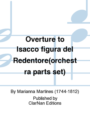 Book cover for Overture to Isacco figura del Redentore(orchestra parts set)