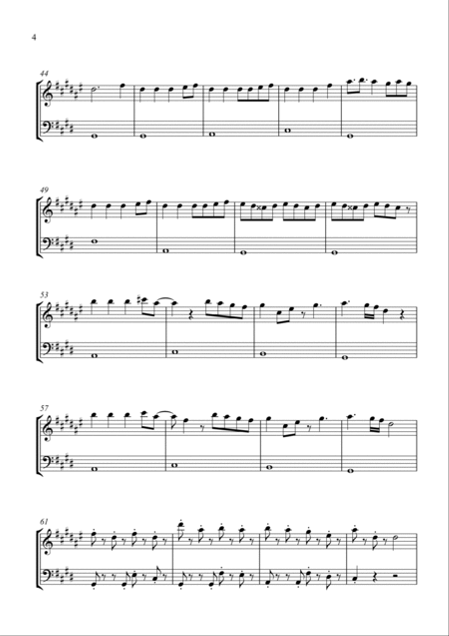Bloody Mary Woodwind Duet scores gallery preview page 4