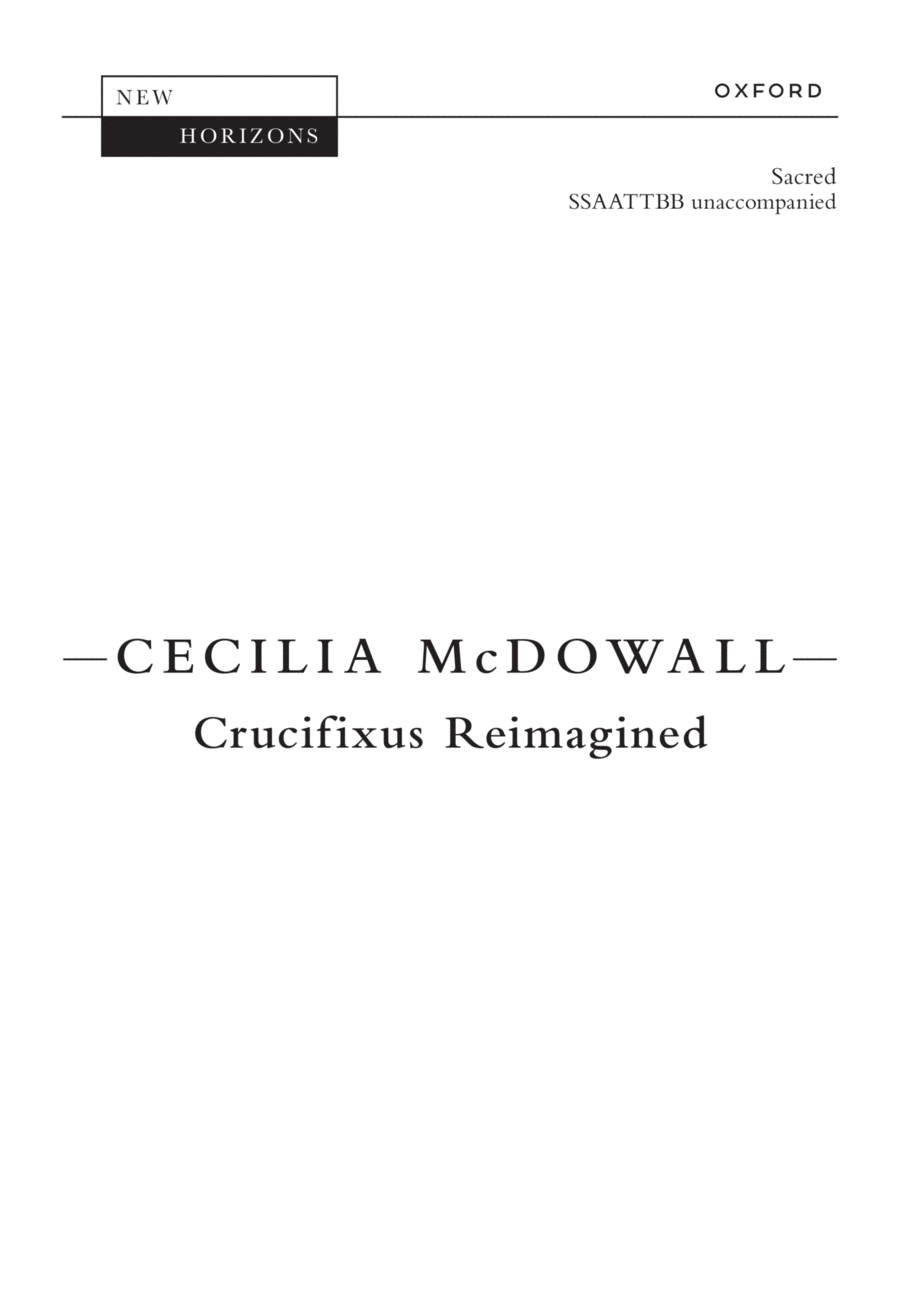 Crucifixus Re-imagined SSAATTBB scores gallery preview page 1