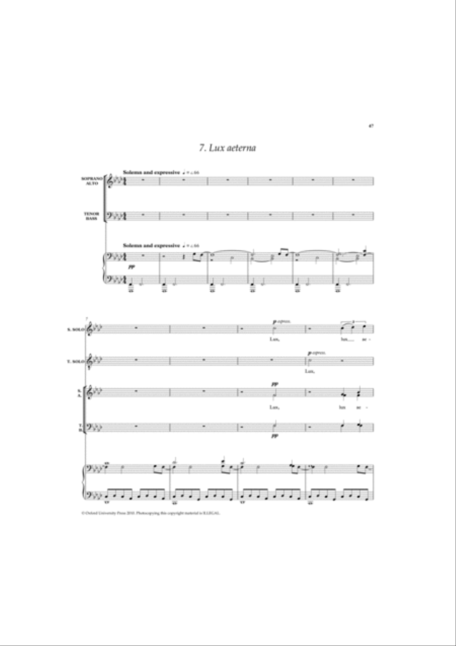 Requiem Requiem 4-Part scores gallery preview page 12