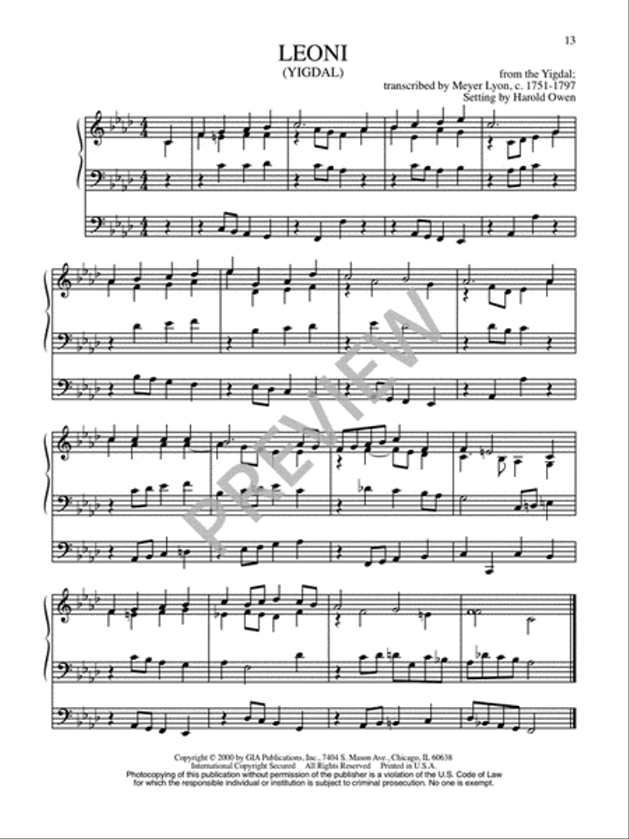 Twenty-Five Organ Harmonizations - Volume 1 Organ scores gallery preview page 15