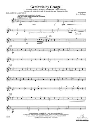 Gershwin by George!: E-flat Baritone Saxophone