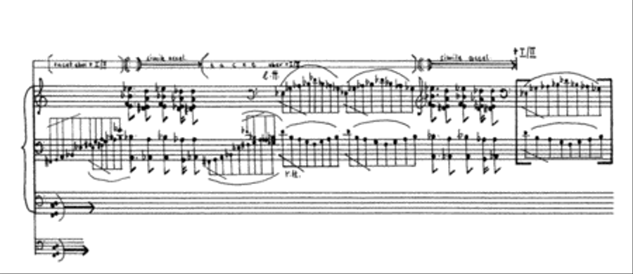 Orgelzyklus. Mau (1984/85) - Pusat (mit Assistent, Tonband ad lib) - M3B Organ scores gallery preview page 2