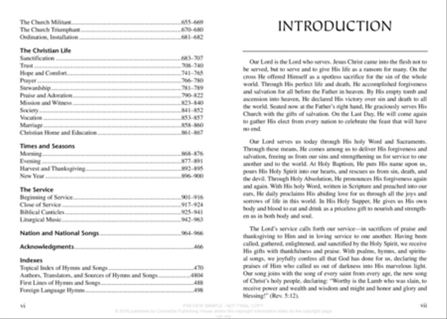 Lutheran Service Book: Psalms and Hymns Pocket Edition Choir scores gallery preview page 5
