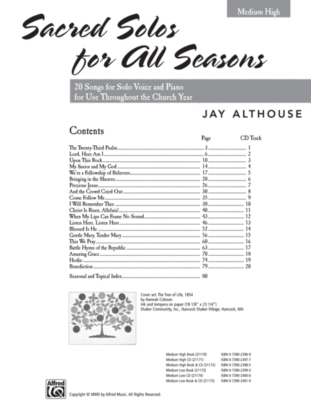 Sacred Solos for All Seasons image number null