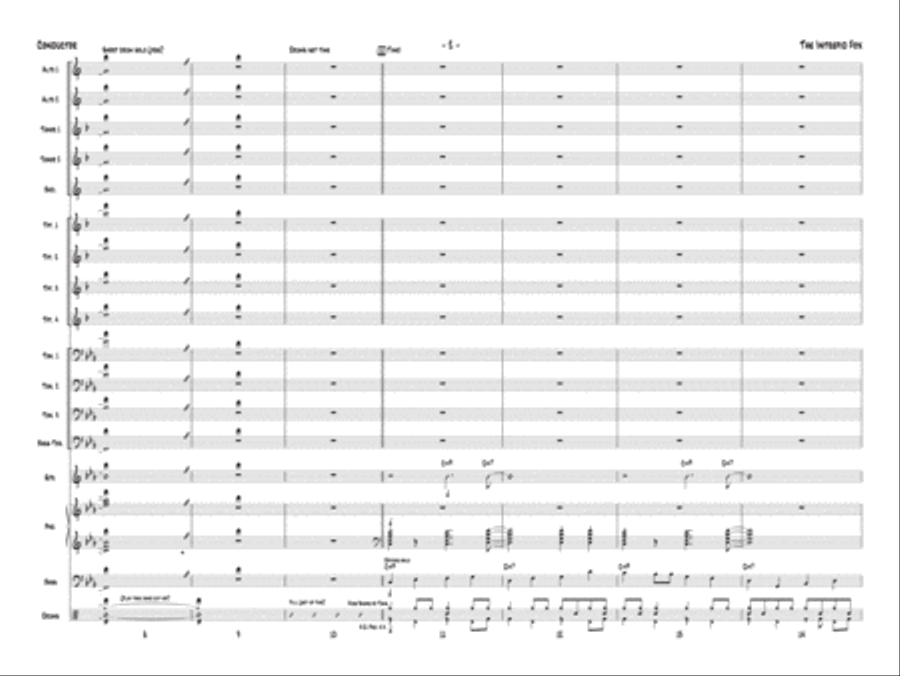 (The) Intrepid Fox Jazz Ensemble scores gallery preview page 3