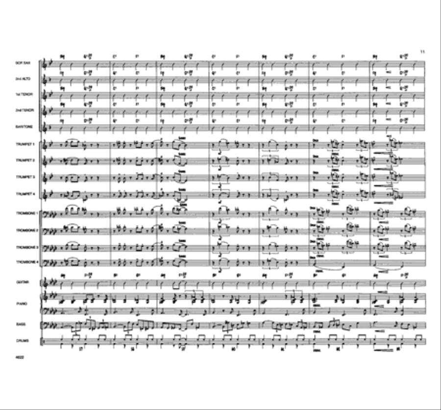 Been Alone Too Long Jazz Ensemble scores gallery preview page 10