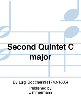 Book cover for Second Quintet C major