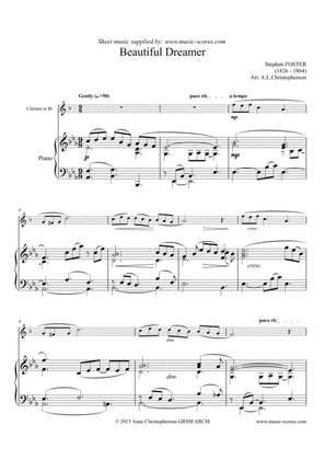 Beautiful Dreamer - Clarinet and Piano