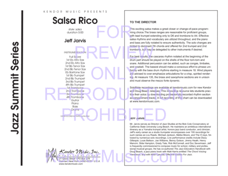 Salsa Rico (Full Score)