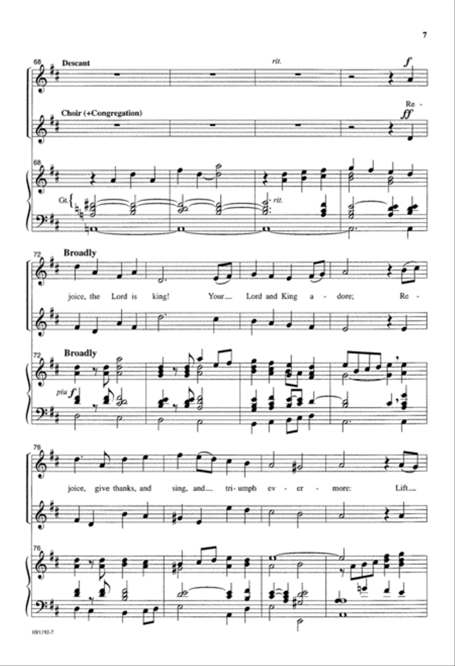 Before You, Lord, We Bow 4-Part scores gallery preview page 7