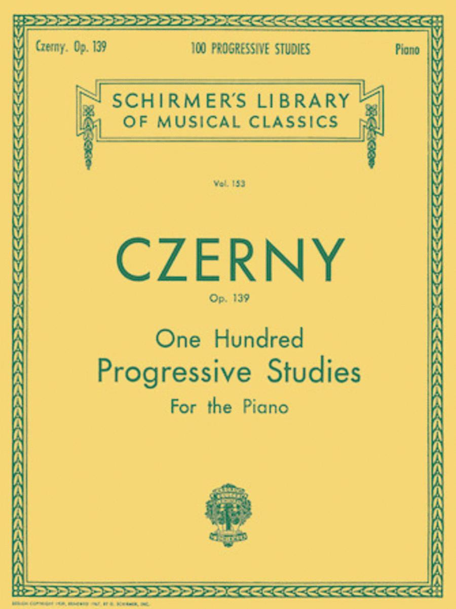 100 Progressive Studies without Octaves, Op. 139 Piano Method scores gallery preview page 1