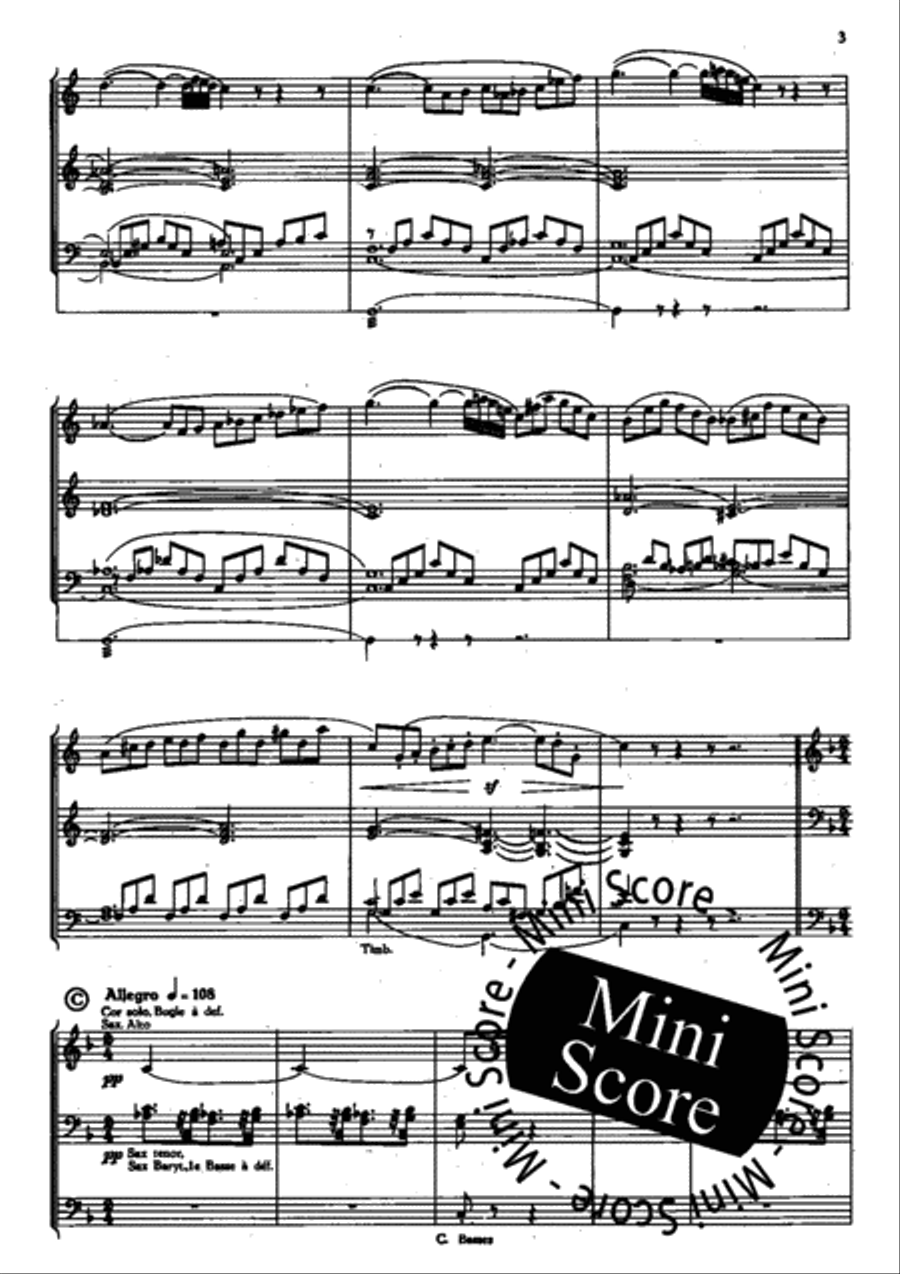 Les Diamants de la Couronne Concert Band scores gallery preview page 6