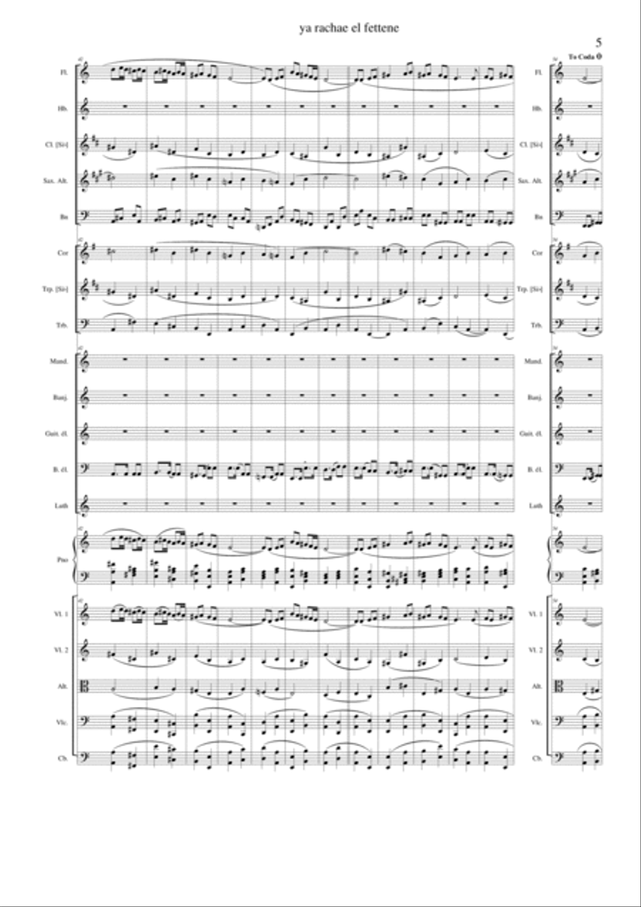 4 Suite symphonique andalouse String Orchestra scores gallery preview page 6