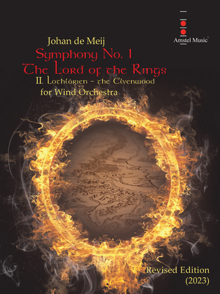 Book cover for Symphony No. 1 The Lord of the Rings: II. Lothlórien - the Elvenwood (Revised Edition 2023)