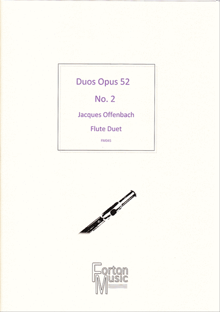 Duos Op 52 no 2 Flute Duet scores gallery preview page 1