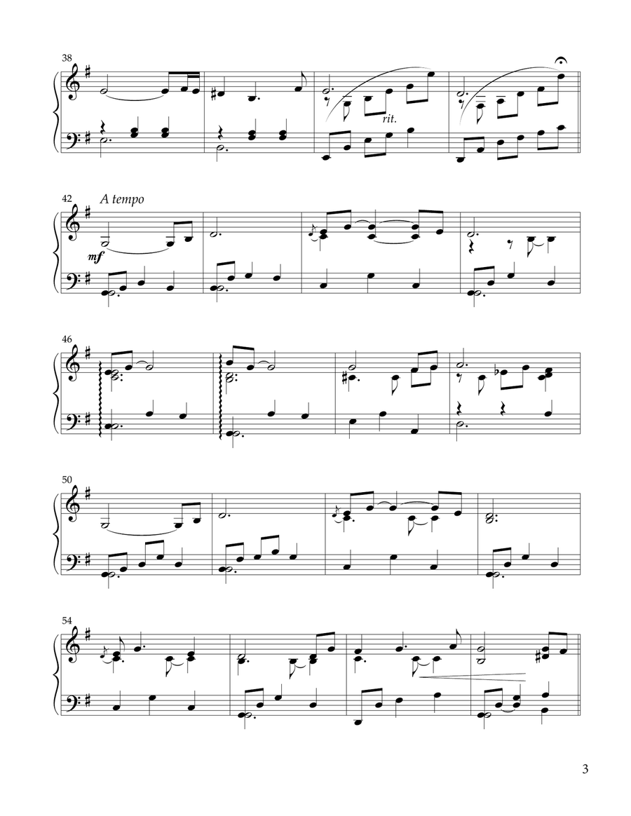 Feed The Birds Feed The Birds Piano Solo scores gallery preview page 3