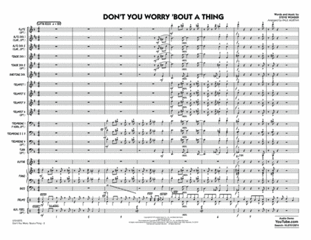 Don't You Worry 'Bout a Thing - Conductor Score (Full Score)