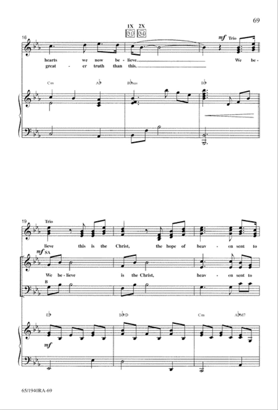 We Will Know Peace 3-Part scores gallery preview page 71