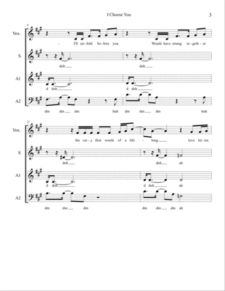 I Choose You I Choose You 3-Part scores gallery preview page 3
