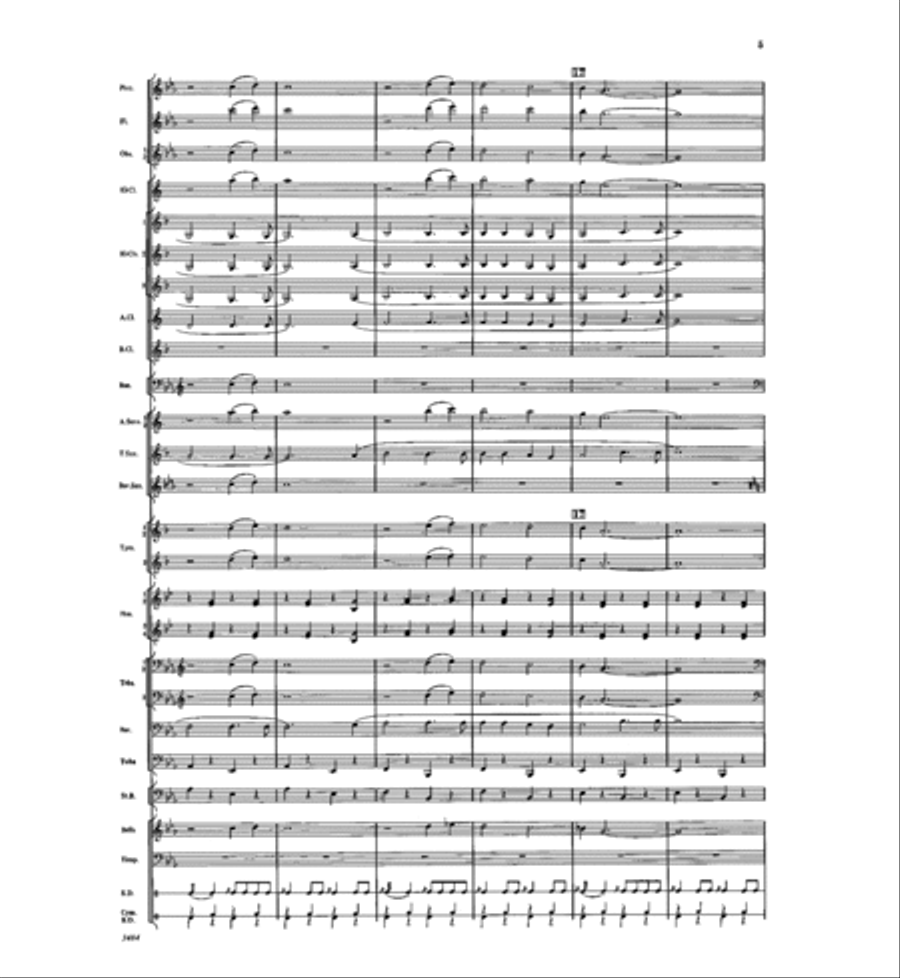 The Americans The Americans Concert Band scores gallery preview page 4