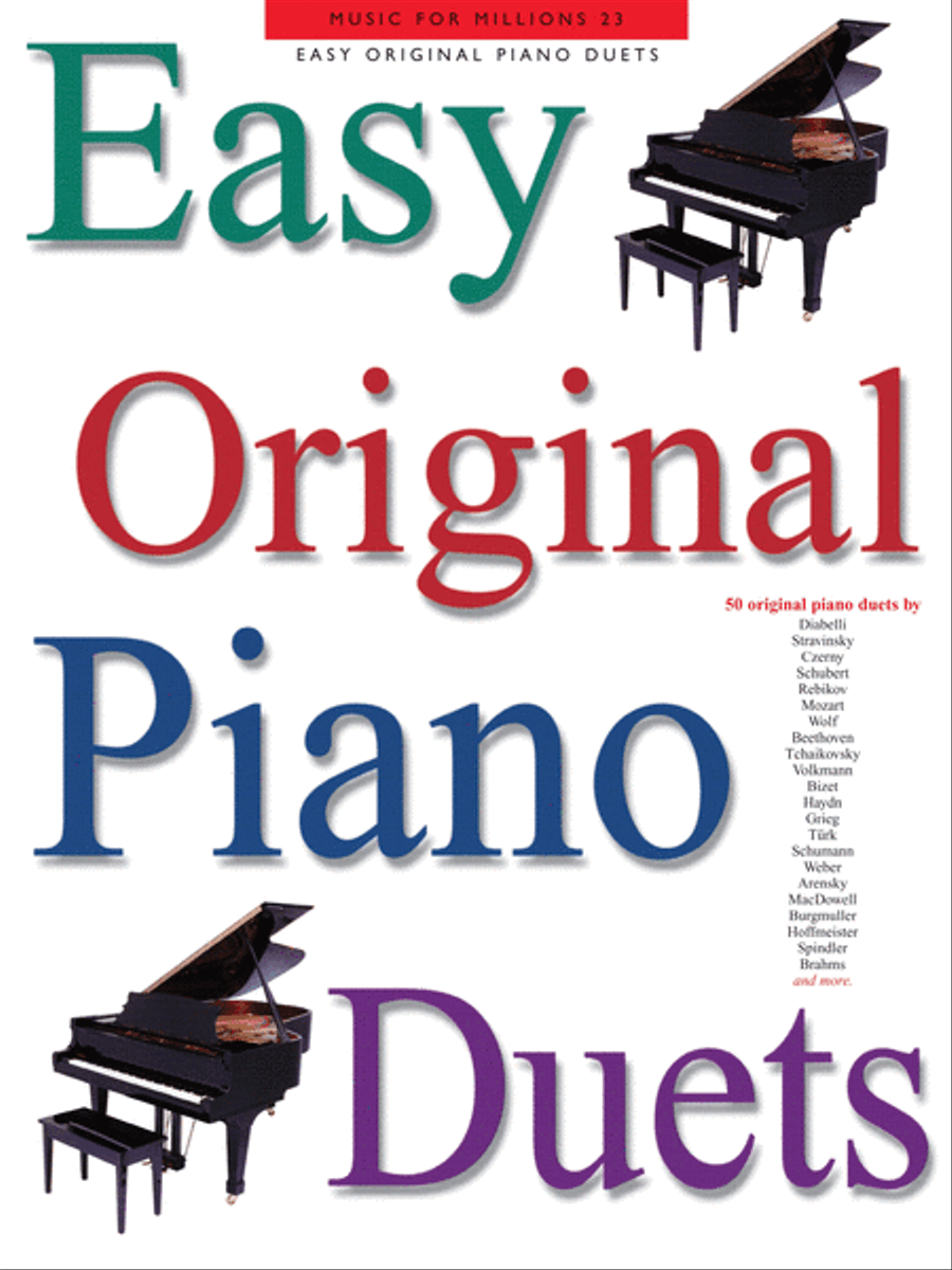 Easy Original Piano Duets Piano Duet scores gallery preview page 1