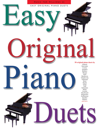 Book cover for Easy Original Piano Duets